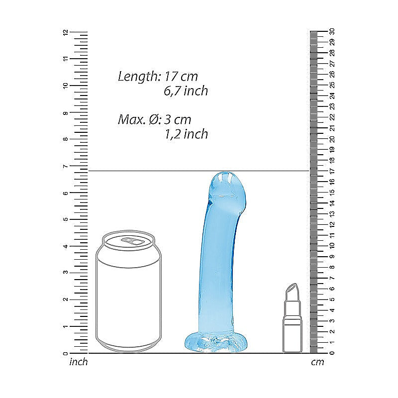 17 cm Suction Cup TPE Non Realistic Dildo by Shots Toys - Non-Realistic Dildos