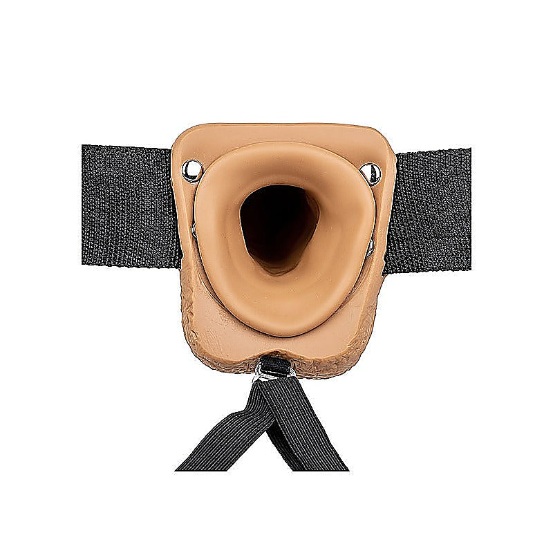 RealRock Hollow Strapon with Balls by Shots Toys - Strap On Sextoys