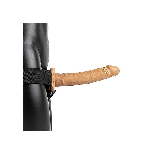 Shots Toys Realrock Hollow Strapon without Balls 24.5 cm - Strap On Sextoys