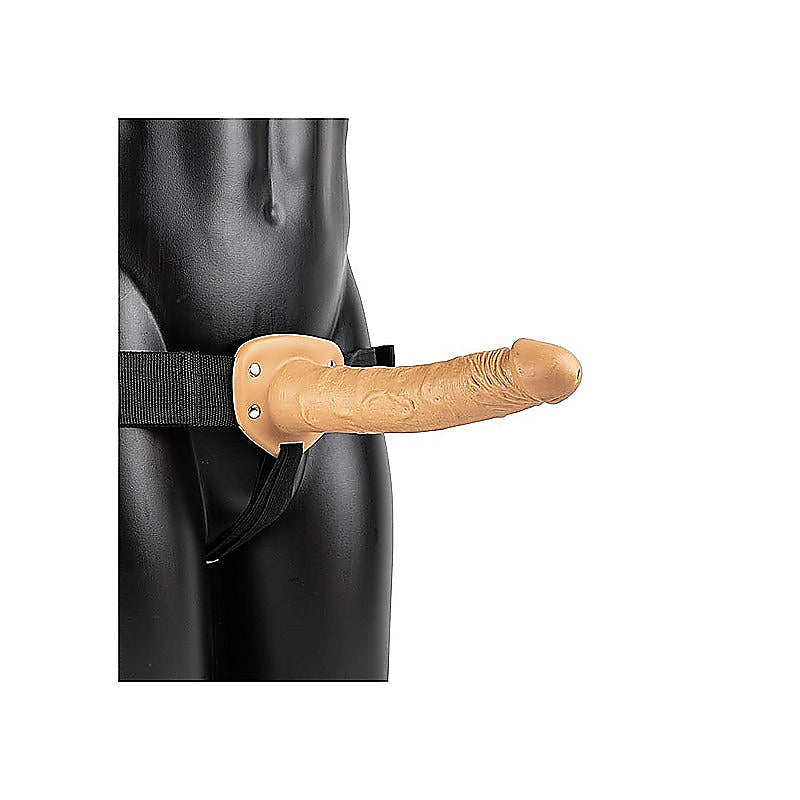 Premium Vibrating Hollow Strapon by Shots Toys - Strap On Sextoys