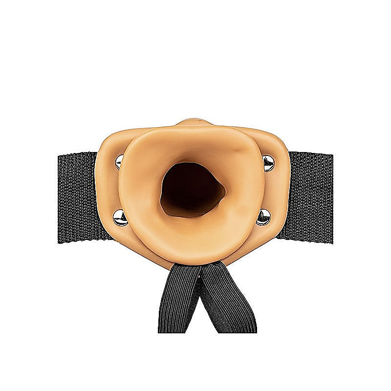 Premium Vibrating Hollow Strapon by Shots Toys - Strap On Sextoys