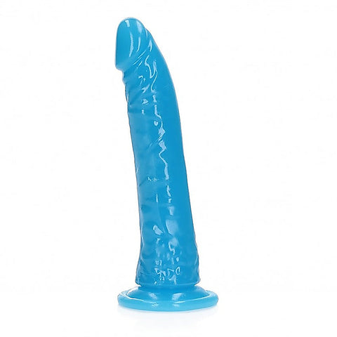 7 Inch Slim Glow in the Dark Neon Dildo by Shots Toys - Realistic Dildos