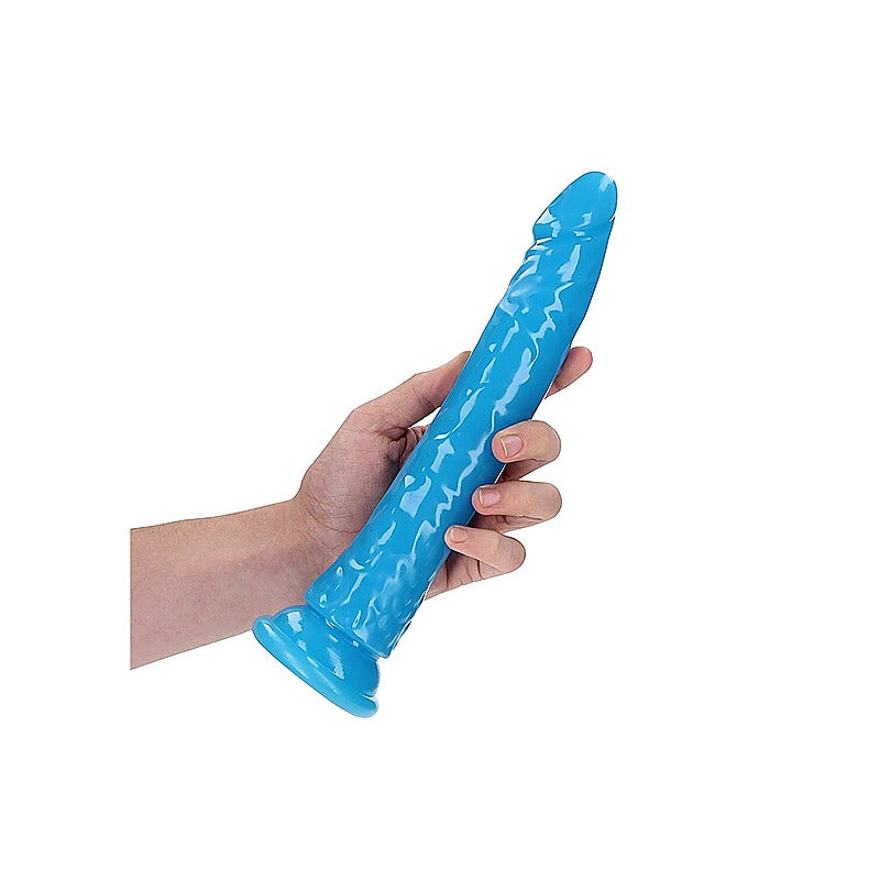 Shots Toys 10 Inch Slim Glow in the Dark Neon Dongs - Realistic Dildos