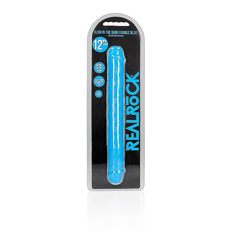 Shots Toys 12 Inch Glow in the Dark Neon Double Dong - Double Ender