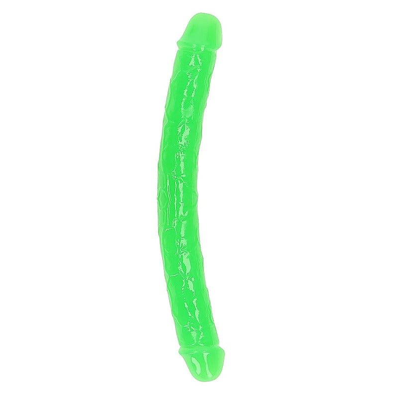 Shots Toys 12 Inch Glow in the Dark Neon Double Dong - Double Ender
