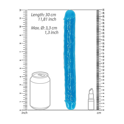 Shots Toys 12 Inch Glow in the Dark Neon Double Dong - Double Ender