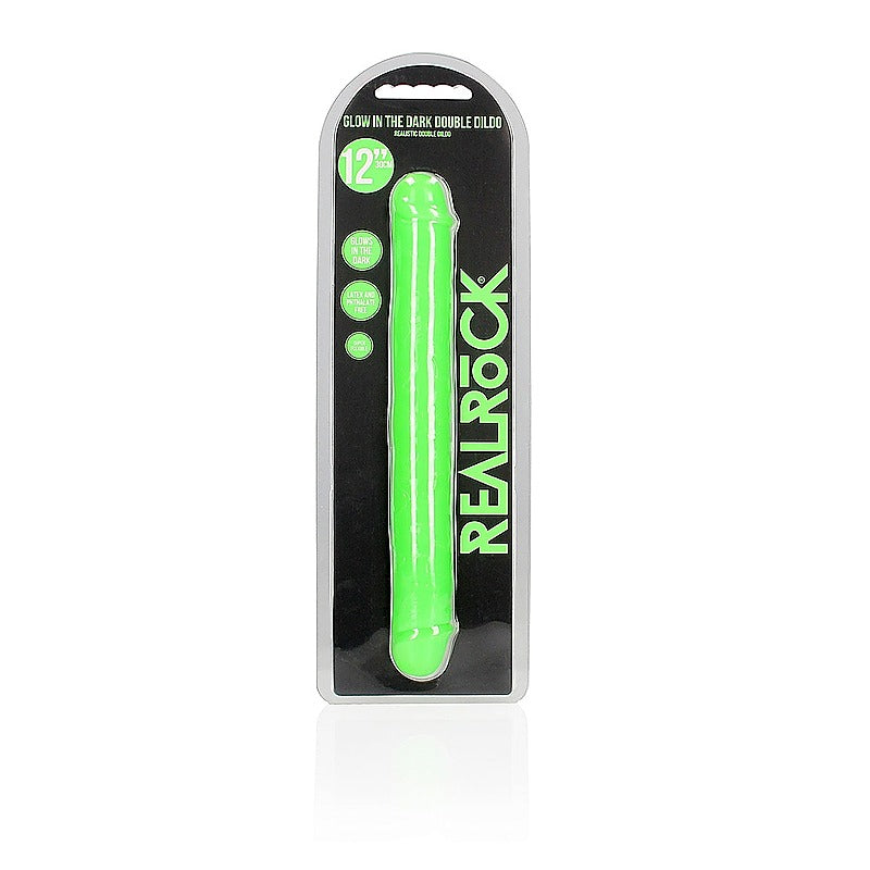 Shots Toys 12 Inch Glow in the Dark Neon Double Dong - Double Ender