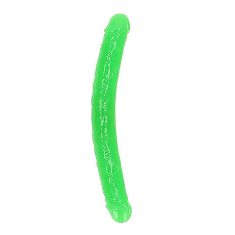 Shots Toys 15 Inch Glow in the Dark Neon Double Dong - Double Ender