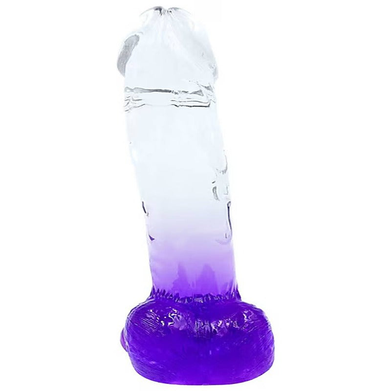 Playful Riders 8 Inch Realistic Dong with Balls by Evolved - Realistic Dildos