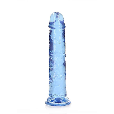 Shots Toys Straight 7 Inch Crystal Clear Dildo With No Balls - Realistic Dildos