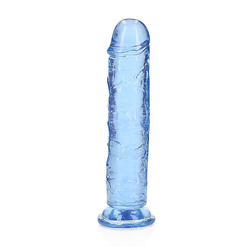 Shots Toys Straight 7 Inch Crystal Clear Dildo With No Balls - Realistic Dildos