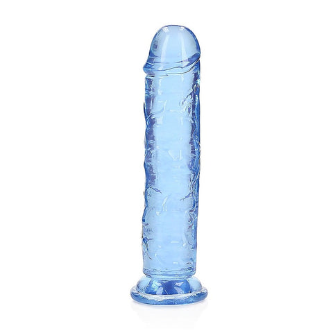 Shots Toys Straight 7 Inch Crystal Clear Dildo With No Balls - Realistic Dildos