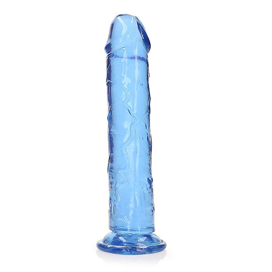 Shots Toys Crystal Clear 9 Inch Straight No Balls Dildo - Realistic Dildos