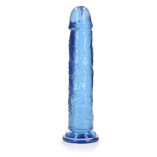 Shots Toys Crystal Clear 9 Inch Straight No Balls Dildo - Realistic Dildos