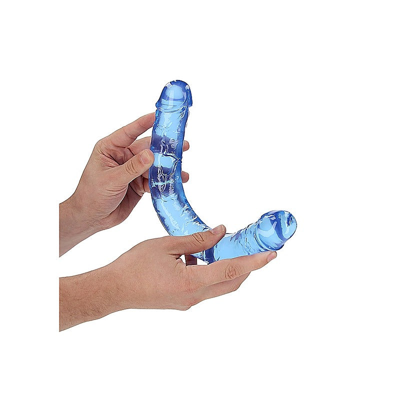Shots Toys Crystal Clear 13 Inches Realistic Double Dong - Double Ender
