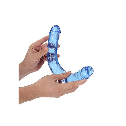 Shots Toys Crystal Clear 13 Inches Realistic Double Dong - Double Ender