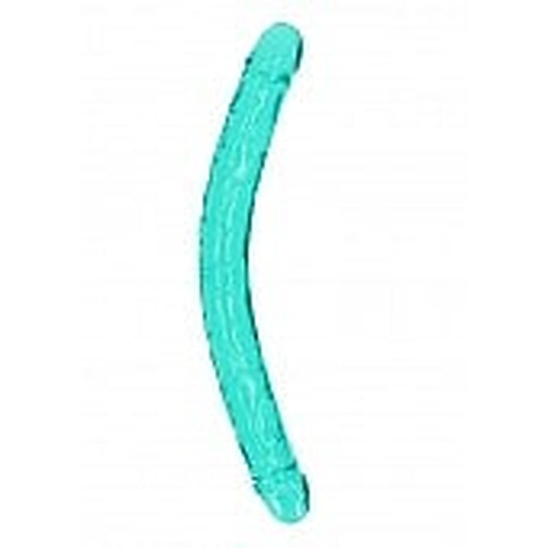 Shots Toys Crystal Clear 18 Inches Realistic Double Dong - Double Ender