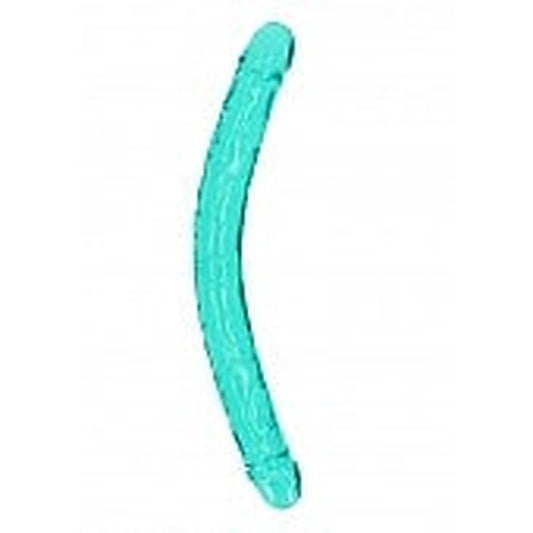 Shots Toys Crystal Clear 18 Inches Realistic Double Dong - Double Ender