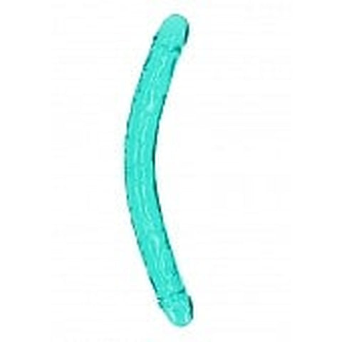 Shots Toys Crystal Clear 18 Inches Realistic Double Dong - Double Ender