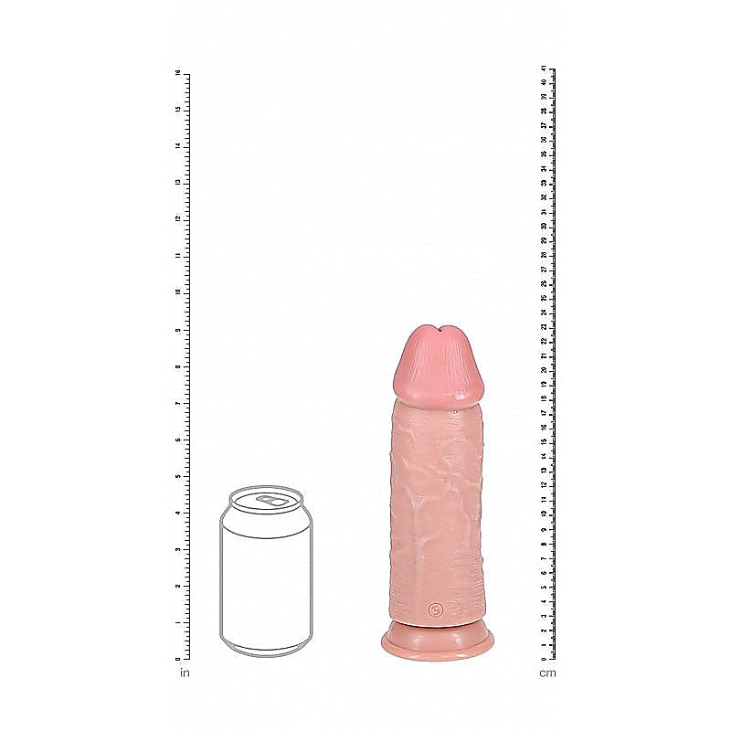 RealRock Extra Thick Straight Dong by Shots Toys - Realistic Dildos