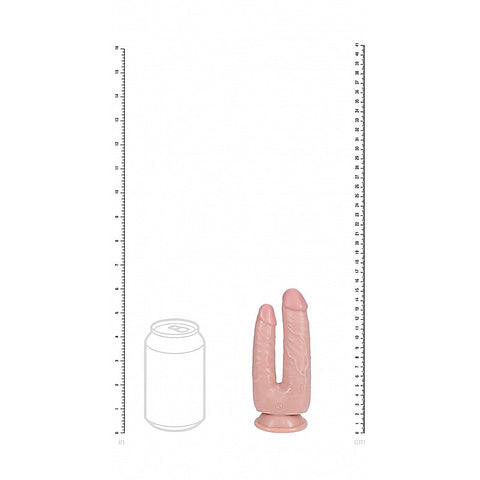 RealRock Ultra Realistic Skin Double Trouble Dildo 5/6 Inch - Realistic Dildos
