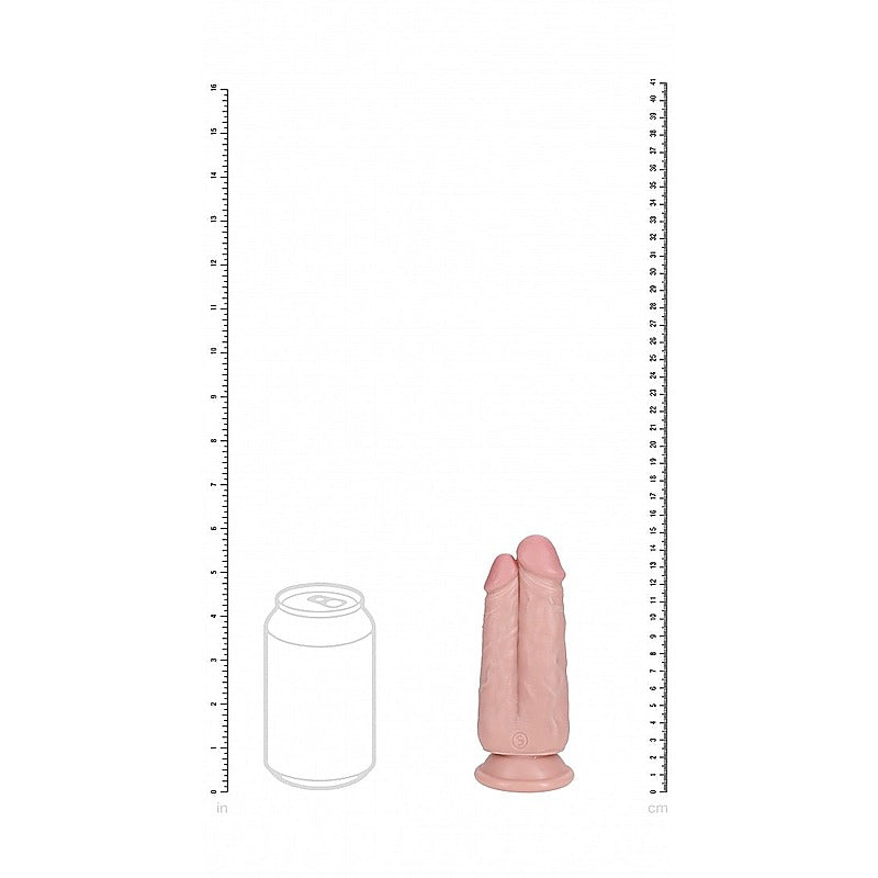 RealRock Ultra Realistic Skin Two in One Dildo 5/6 Inch - Realistic Dildos