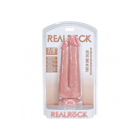 RealRock Ultra Realistic Skin Two in One Dildo 7/8 Inch - Realistic Dildos