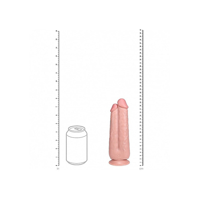 RealRock Ultra Realistic Skin Two in One Dildo 7/8 Inch - Realistic Dildos