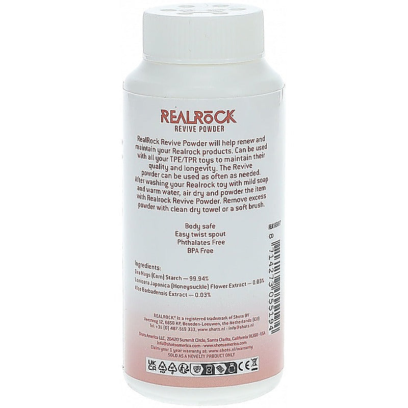 Shots Toys RealRock Revive Reviving Powder 2 oz - Adult Toy Cleaner