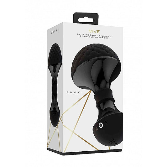 Shots Toys Enoki Bendable Vibrating Body Wand Massager - Body Wands