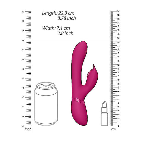 AIMI Rechargeable Triple Motor Swinging Rabbit Vibe - Rabbit Vibrators