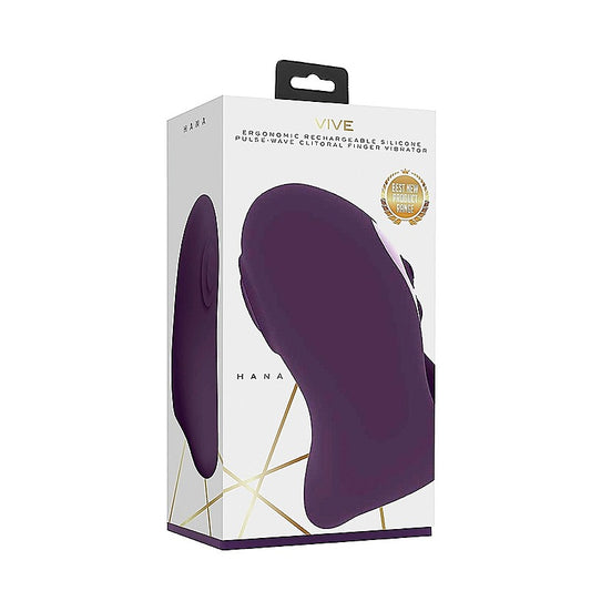 Shots Hana Rechargeable Pulse-Wave Silicone Finger Vibrator - Finger and Tongue Vibrators