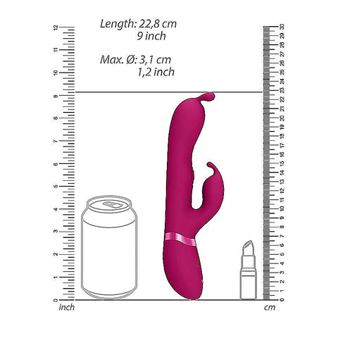 Gada Triple Action Vibrating Rabbit by Shots Toys - Rabbit Vibrators
