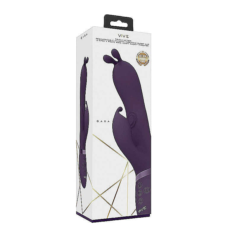 Gada Triple Action Vibrating Rabbit by Shots Toys - Rabbit Vibrators