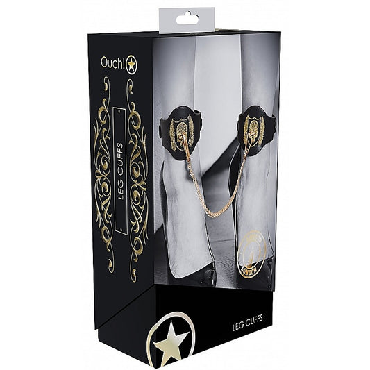 Shots Toys Ouch! London Collection Bondage Leg Cuffs - Cuffs And Restraints
