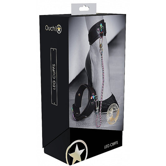 Shots Toys Ouch! Venice Collection BDSM Leg Cuffs - Cuffs And Restraints