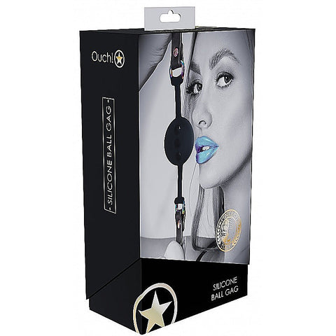 Shots Ouch! Venice Collection Silicone Bondage Ball Gag