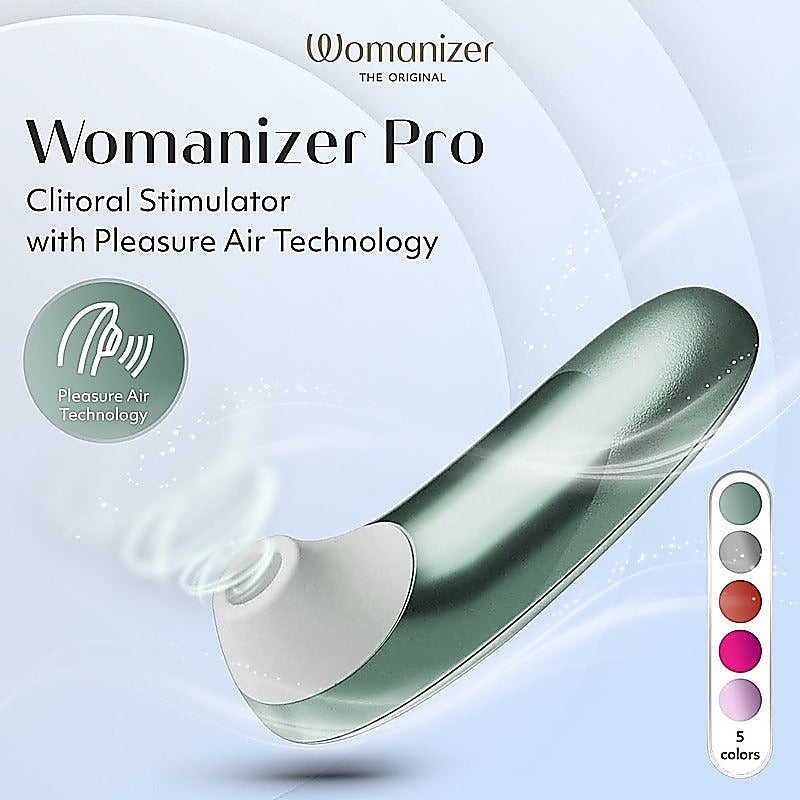 Love Honey Womanizer Pro Air Pulse Clitoral Massager - Clit Ticklers and Pulsators