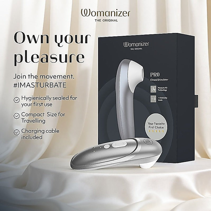 Love Honey Womanizer Pro Air Pulse Clitoral Massager - Clit Ticklers and Pulsators