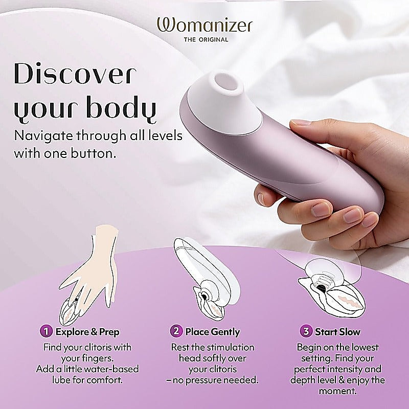 Love Honey Womanizer Pro Air Pulse Clitoral Massager - Clit Ticklers and Pulsators