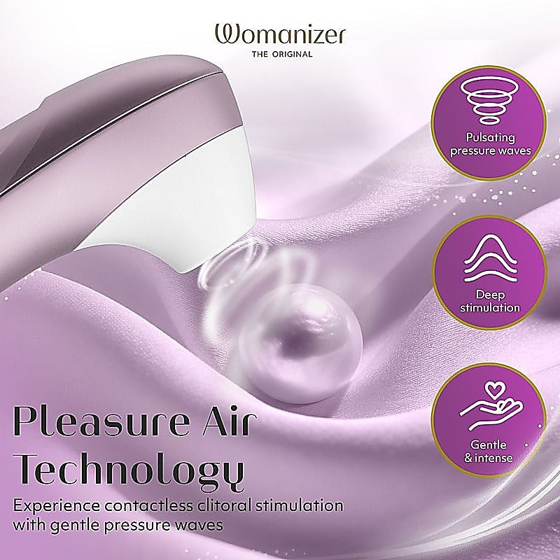 Love Honey Womanizer Pro Air Pulse Clitoral Massager - Clit Ticklers and Pulsators