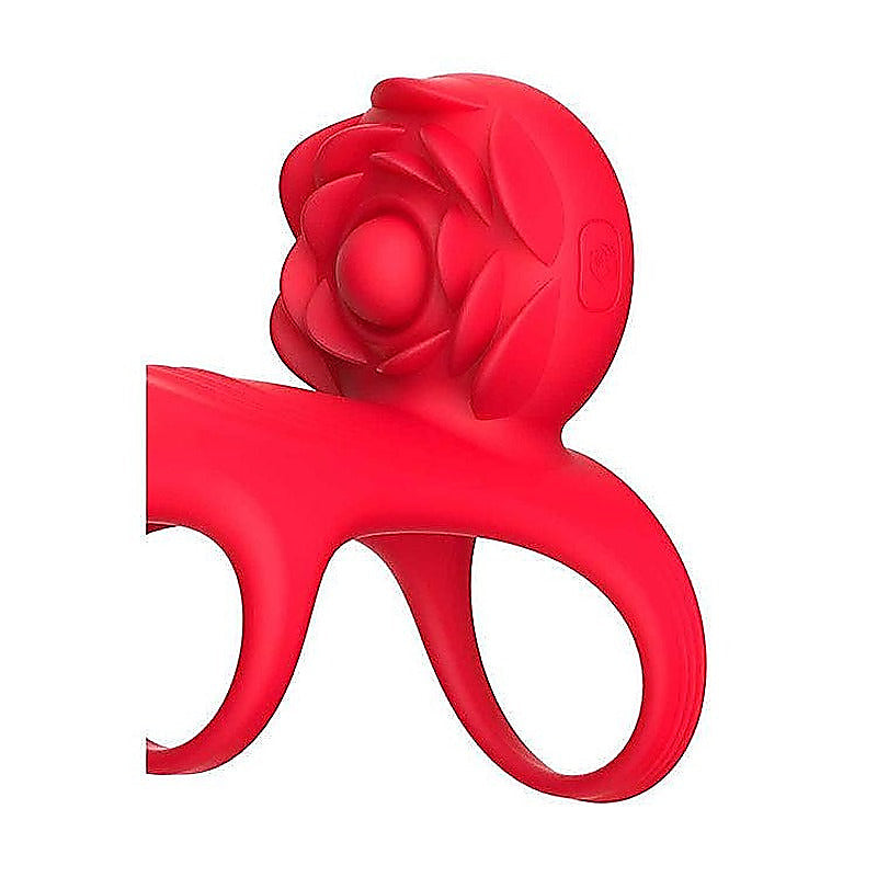 Vibrating Rose Couples Cage by Adam & Eve Sextoys - Male Chastity