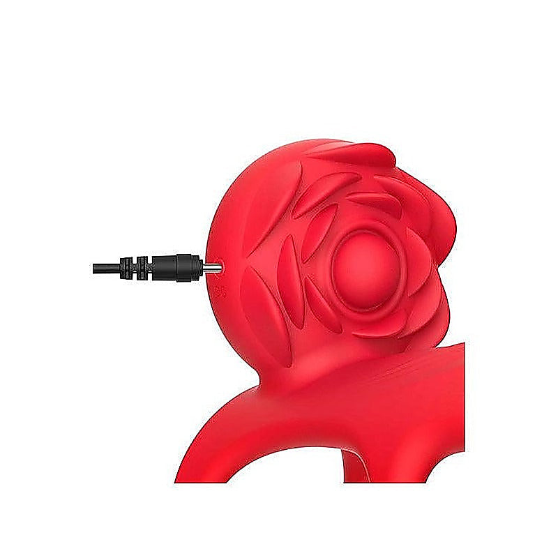 Vibrating Rose Couples Cage by Adam & Eve Sextoys - Male Chastity