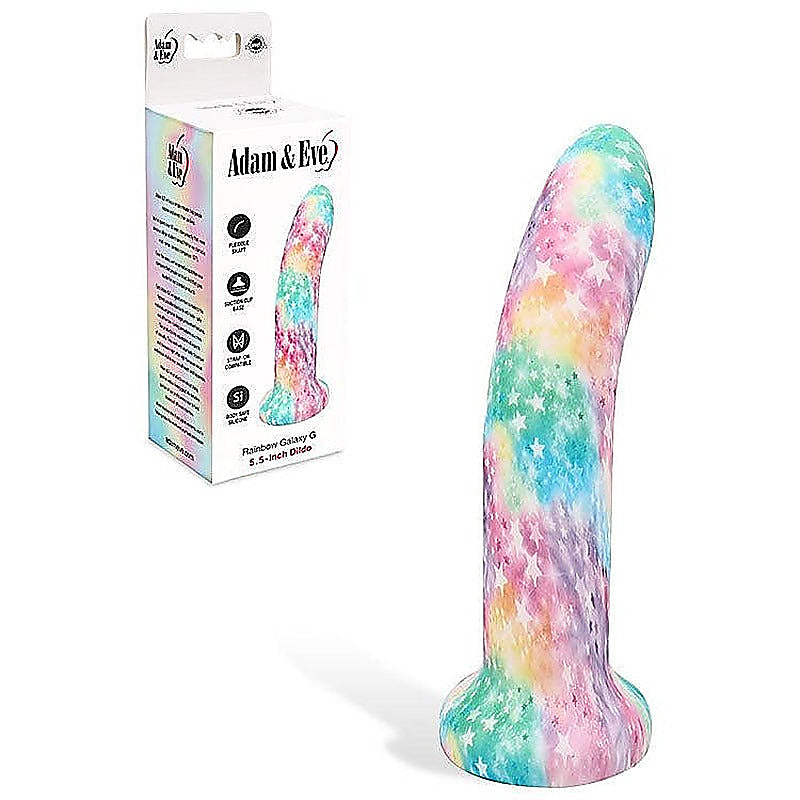 Adam & Eve RAINBOW GALAXY G Coloured Dildo - Non-Realistic Dildos
