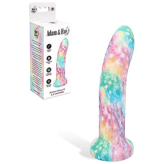 Adam & Eve RAINBOW GALAXY G Coloured Dildo - Non-Realistic Dildos