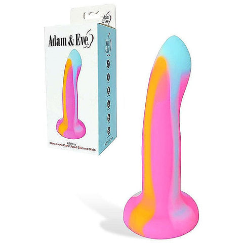 Adam & Eve WHIMSY Glow In Dark Silicone Dildo - Non-Realistic Dildos