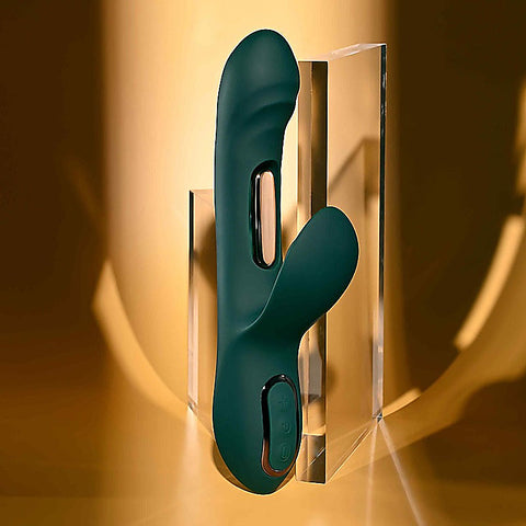 Heart of Gold USB Rechargeable Rabbit Massager by Evolved - Rabbit Vibrators