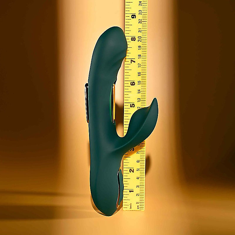 Heart of Gold USB Rechargeable Rabbit Massager by Evolved - Rabbit Vibrators