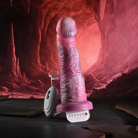 Gender X WHIMSICAL Vibrating Fantasy Dildo with Remote - Realistic Dildos