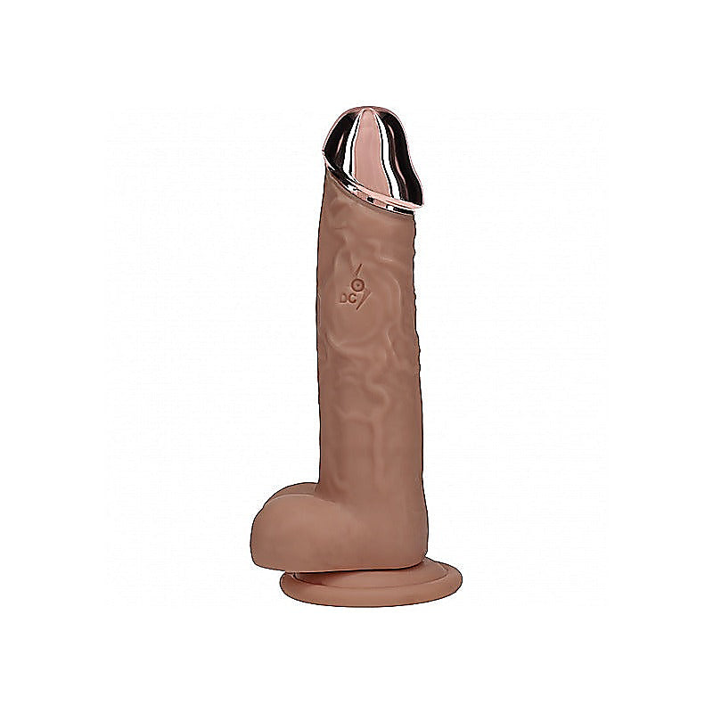 Shots REALROCK Metal Head 7 Inch Realistic Vibrating Dildo - Vibrating Dildos